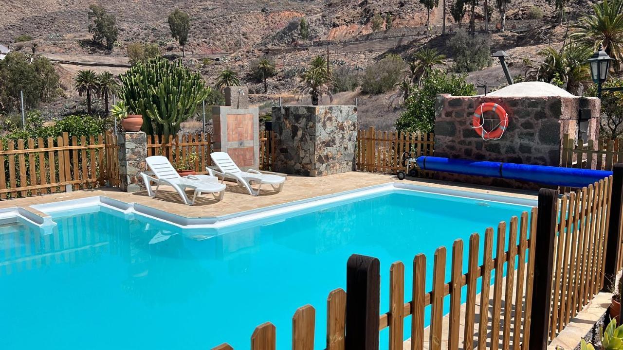 Casa Rural La Limera Con Piscina Privada Santa Lucia De Tirajana Luaran gambar