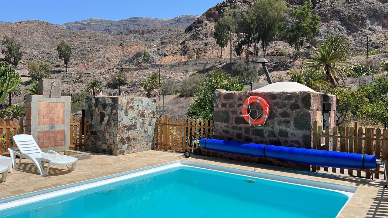 Casa Rural La Limera Con Piscina Privada Santa Lucia De Tirajana Luaran gambar